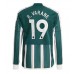 Manchester United Raphael Varane #19 Kopio Vieras Pelipaita 2023-24 Pitkät Hihat